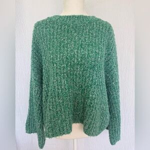 Sincerely Jules Green Textured Knit Sweater